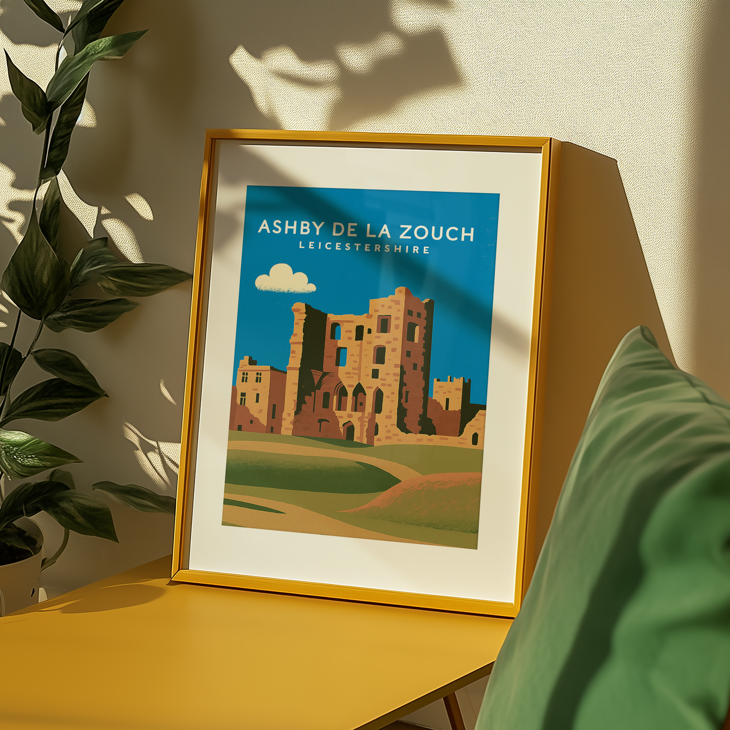 Ashby de la Zouch Castle Art Print