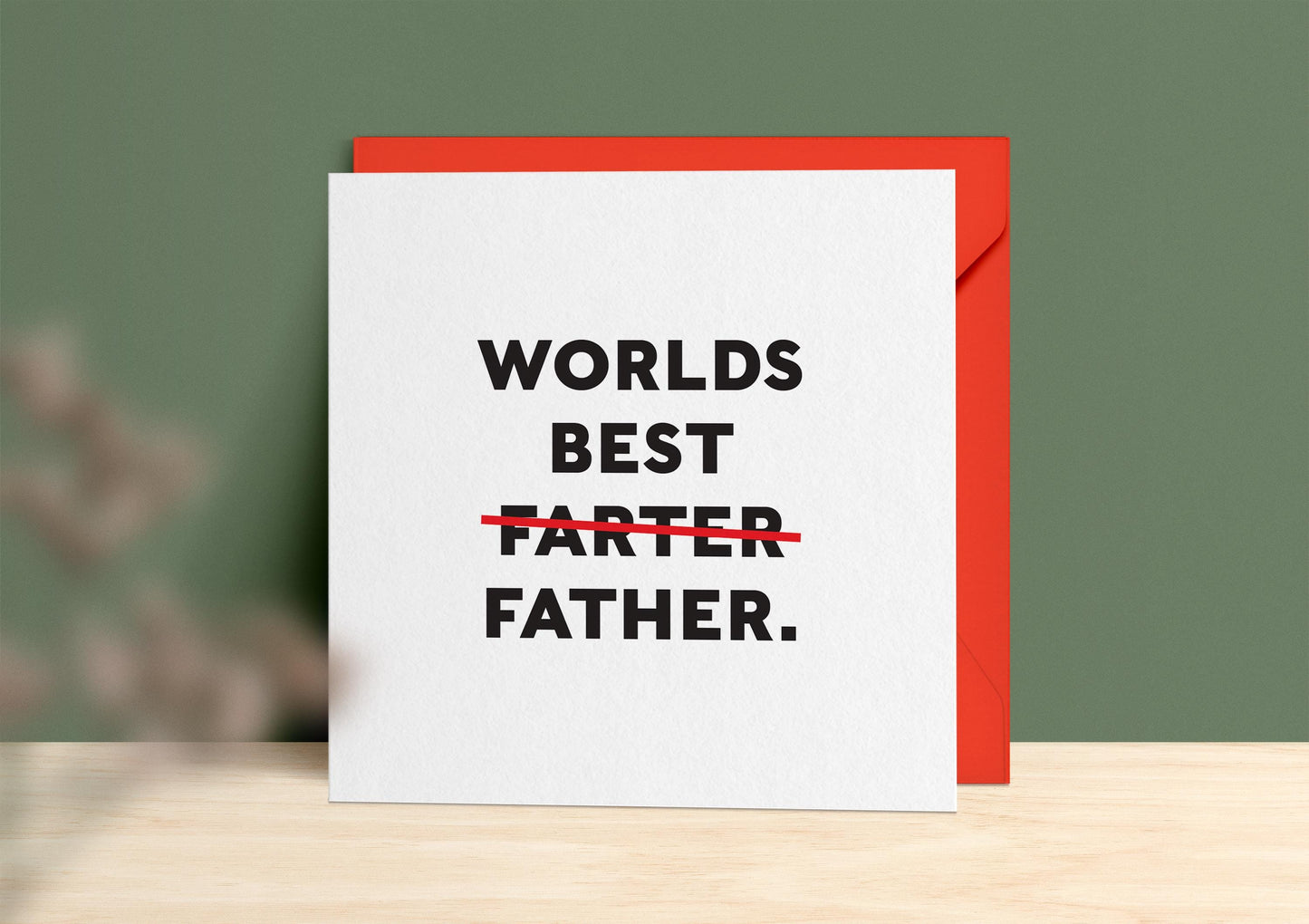 World Best Farter Card