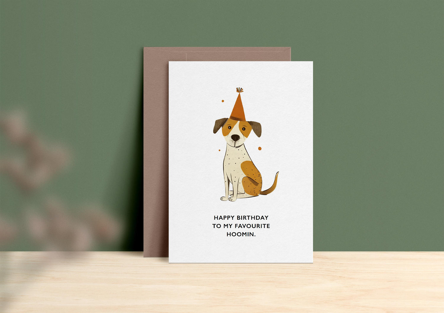 From the Dog Birthday Card