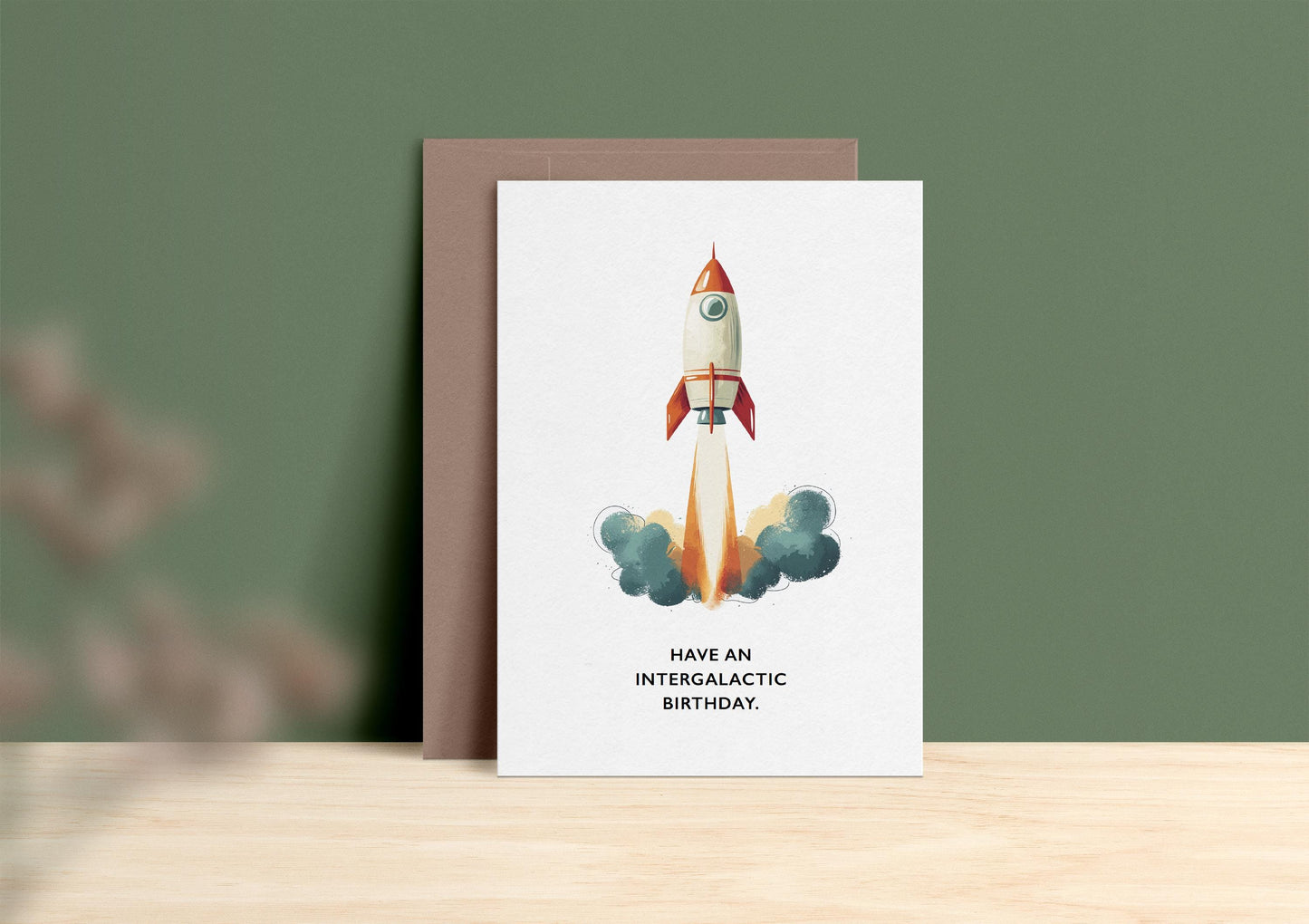 Intergalactic Birthday Card