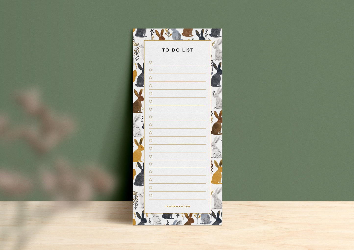Rabbit To-Do List Pad
