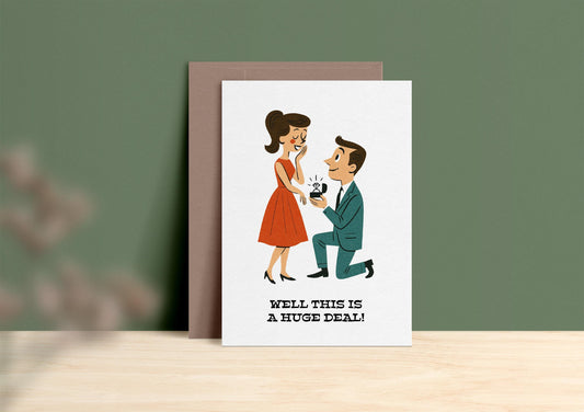 Funny Engagement Card