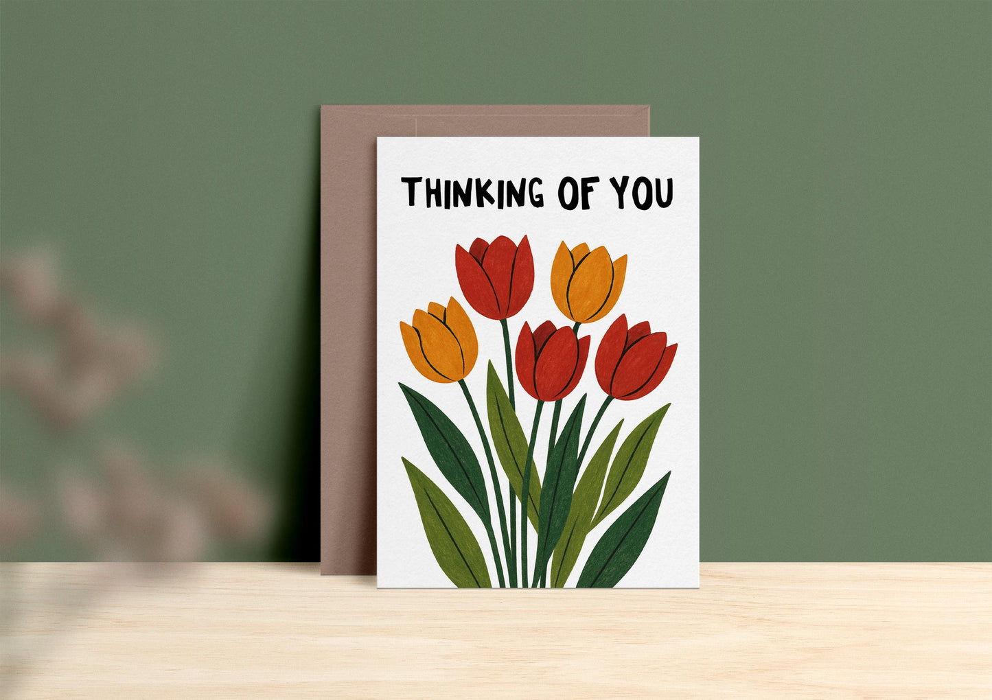 Floral Thinking of You Card