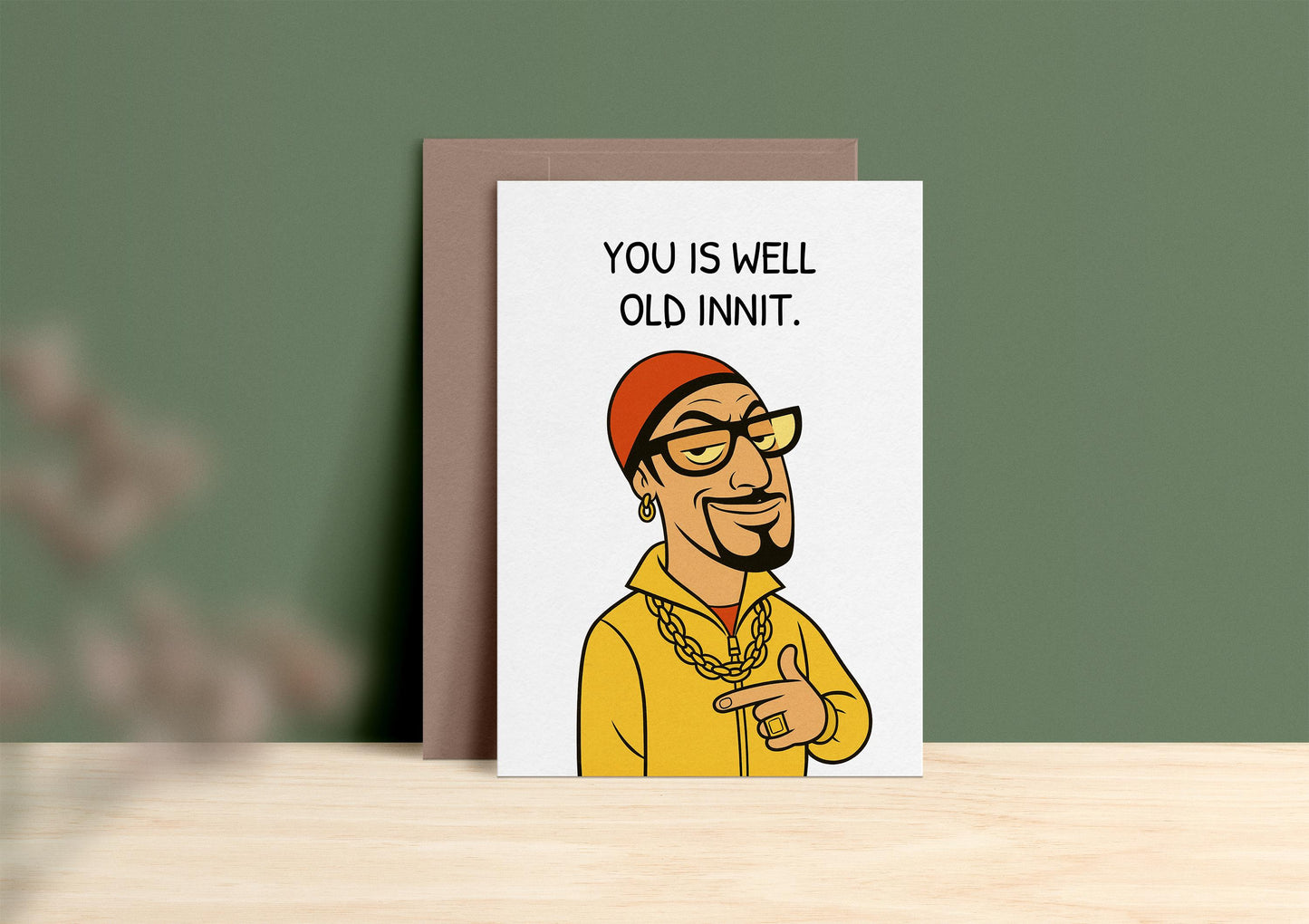 Ali G Birthday Card
