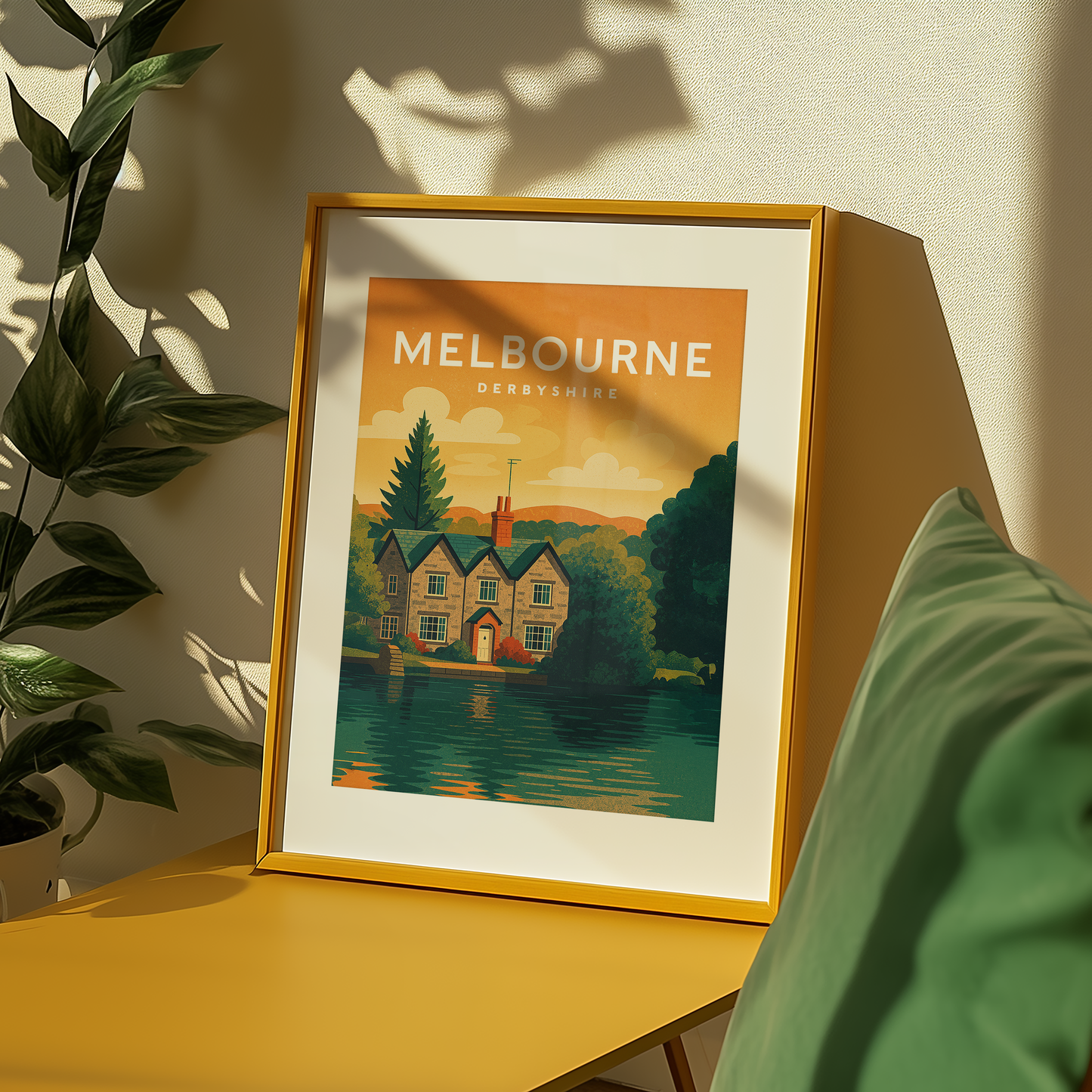 Melbourne Pool Derbyshire Art Print
