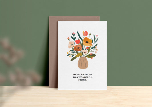 Happy Birthday Card for Friend
