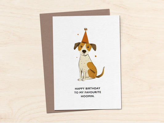 From the Dog Birthday Card