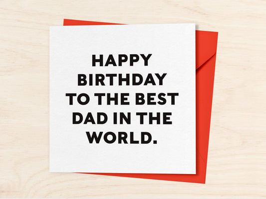 Dad Birthday Card