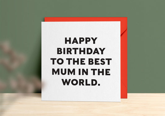 Funny 'Mum' Birthday Card
