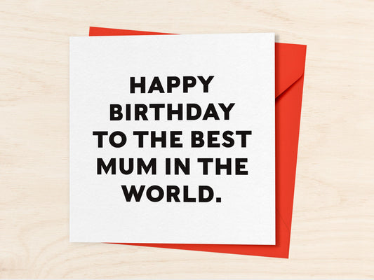 Funny 'Mum' Birthday Card