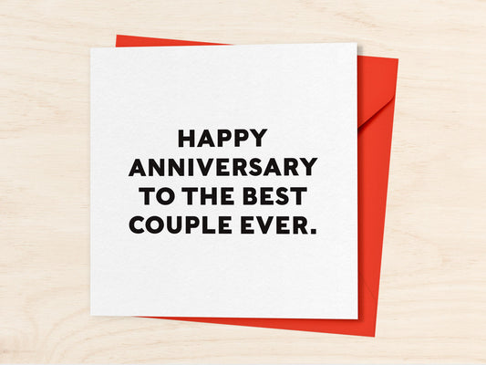 Best Couple Ever Card
