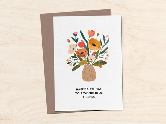 Happy Birthday Card for Friend