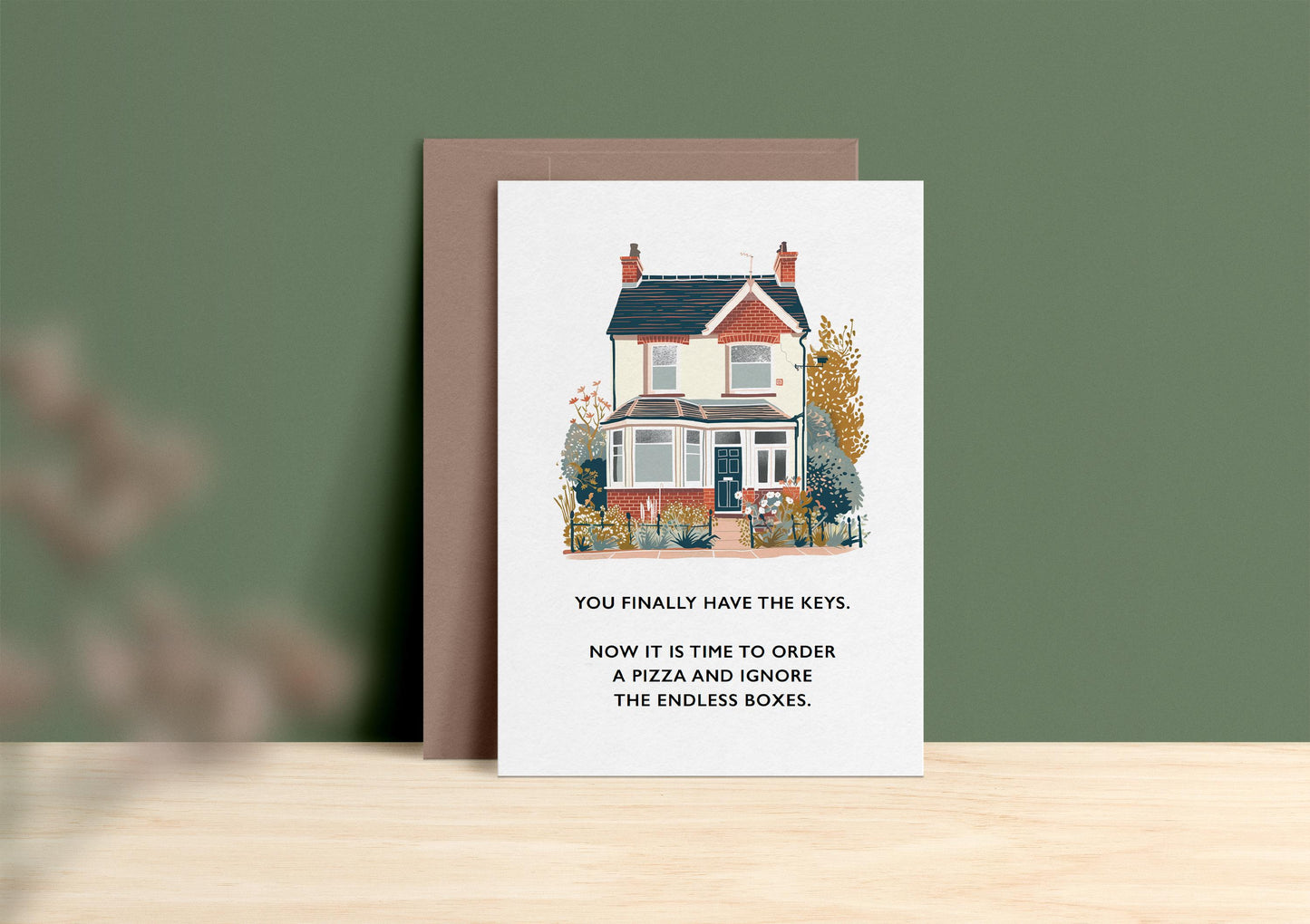 New Home Pizza Card