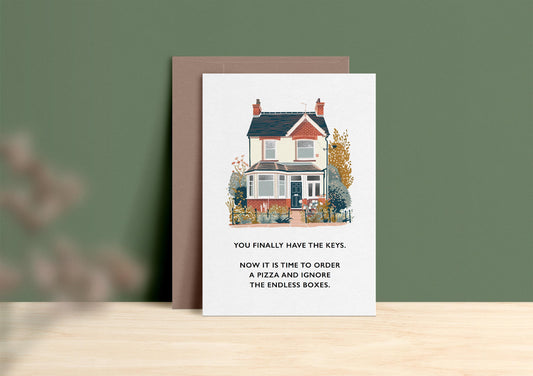 New Home Pizza Card