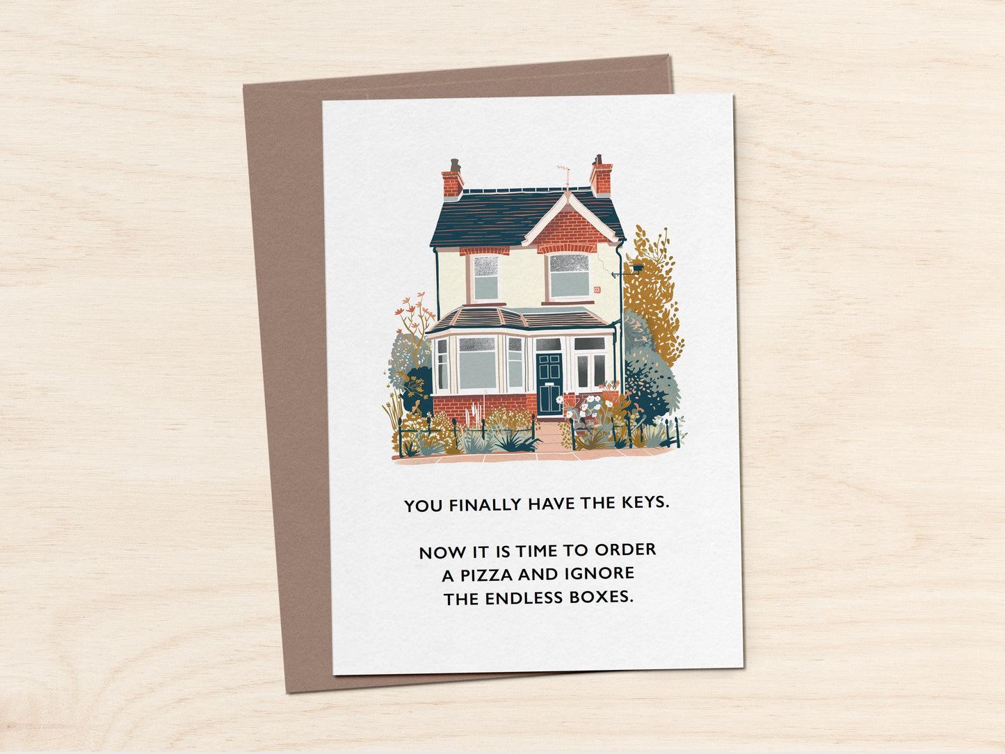New Home Pizza Card