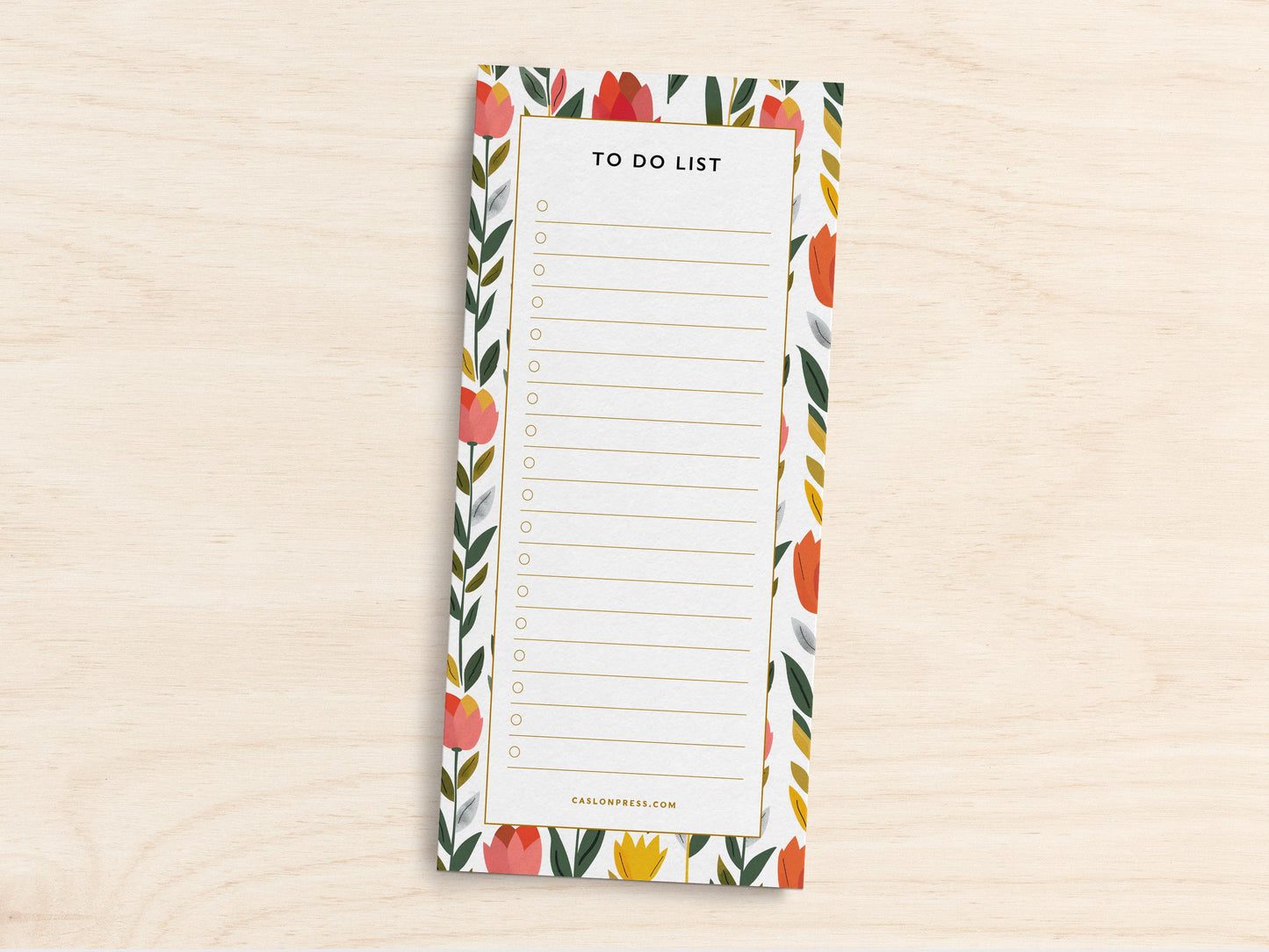 Tulip To Do List Pad