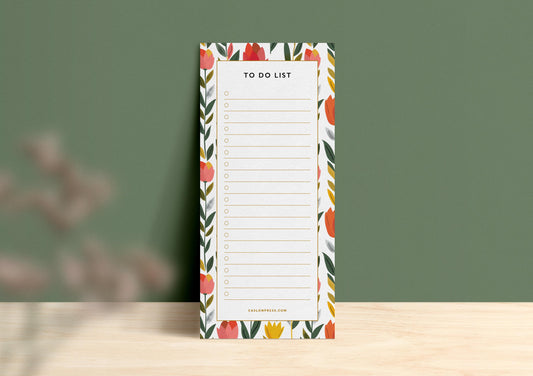 Tulip To Do List Pad
