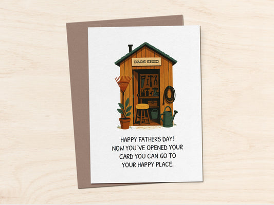Father's Day Shed Card