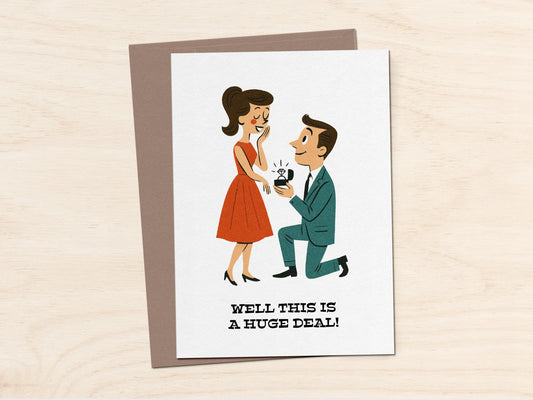 Funny Engagement Card