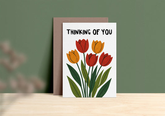 Floral Thinking of You Card
