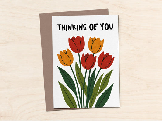 Floral Thinking of You Card