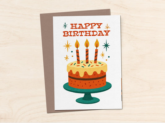 Birthday Cake Card