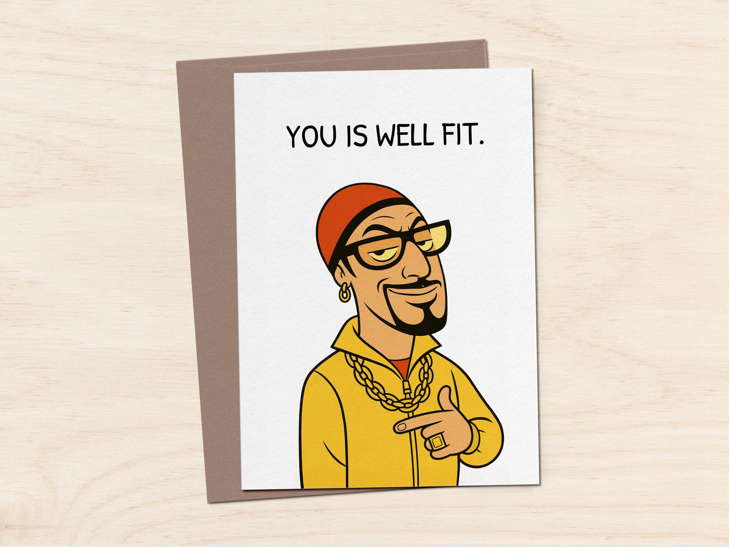 You is Well Fit Card - Ali G Card