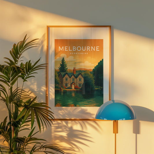 Melbourne Pool Derbyshire Art Print