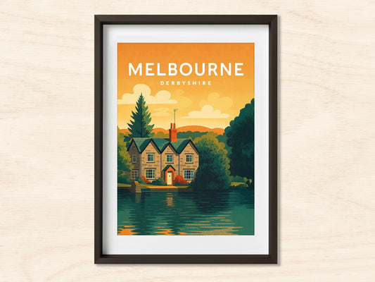 Melbourne Pool Derbyshire Art Print