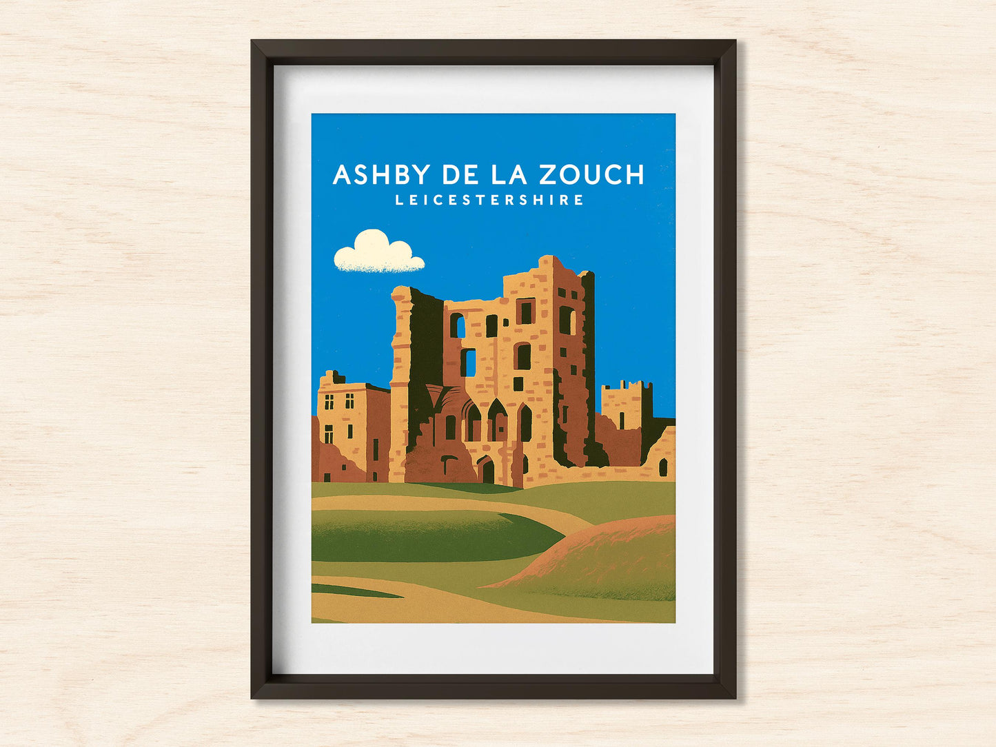 Ashby de la Zouch Castle Art Print