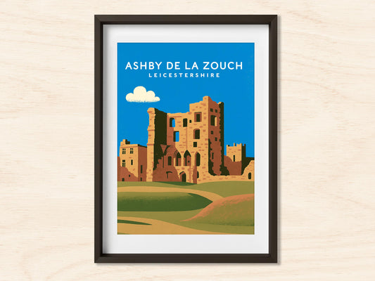 Ashby de la Zouch Castle Art Print